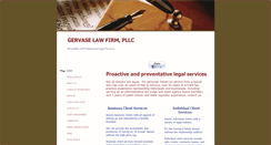 Desktop Screenshot of gervaselaw.com